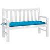 vidaXL Garden Bench Cushion Light Blue 120x50x7 cm Oxford Fabric