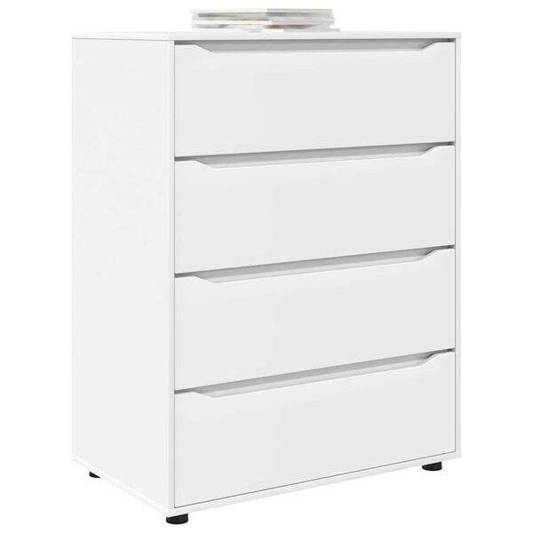 vidaXL Storage Cabinets 2 pcs White 80 x 48 x 105 cm Engineered Wood