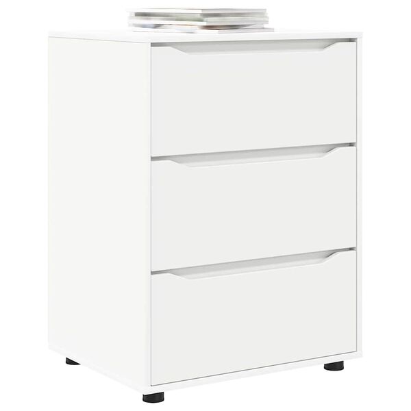 vidaXL Storage Cabinet White 60 x 48 x 81 cm Engineered Wood