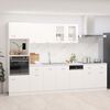 vidaXL 7 Piece Kitchen Cabinet Set Lyon White Engineered Wood