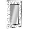 vidaXL Wall Mirror Rectangular 50x80 cm Black