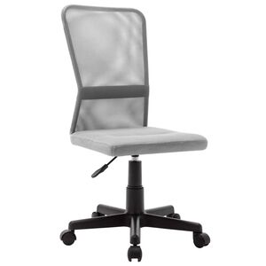 vidaXL Office Chair Grey 44x52x100 cm Mesh Fabric