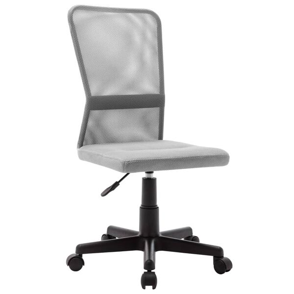 vidaXL Office Chair Grey 44x52x100 cm Mesh Fabric