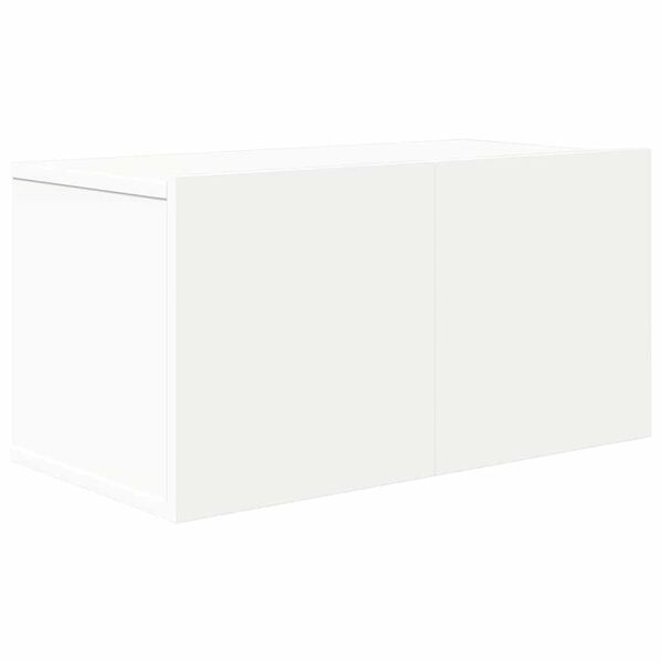 vidaXL 10 Piece TV Cabinet Set White Engineered Wood