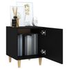 vidaXL Bedside Cabinets 2 pcs Black Engineered Wood