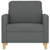 vidaXL Sofa Chair Dark Grey 60 cm Fabric