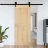 vidaXL Door NARVIK Natural 90 x 210 cm Solid Pine Wood