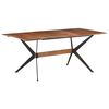 vidaXL Dining Table 180x90x76 cm Solid Mango Wood