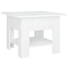 vidaXL Coffee Table White 55x55x42 cm Engineered Wood