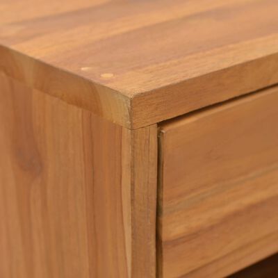 vidaXL Storage Cabinet 40x30x76 cm Solid Teak Wood