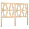 vidaXL Bed Headboard 141x4x100 cm Solid Wood Pine