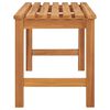 vidaXL Garden Bench 114 cm Solid Teak Wood