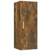 vidaXL Wall Cabinet Smoked Oak 34.5x34x90 cm Engineered Wood