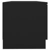 vidaXL TV Cabinets 2 pcs Black 80x35x36.5 cm Engineered Wood