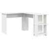 vidaXL Corner Desk White Engineered Wood 140 x 113.5 x 75 cm