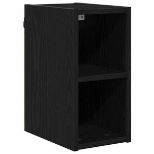 vidaXL Hanging Cabinet Black Oak 20 x 29.5 x 40 cm Engineered Wood