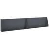 vidaXL Retaining Wall 2 pcs 100 x 12 x 30 cm Steel Anthracite