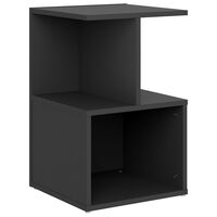 vidaXL Bedside Cabinet Grey 35x35x55 cm Engineered Wood