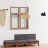 vidaXL 3 Piece Garden Lounge Set with Cushions Solid Acacia Wood