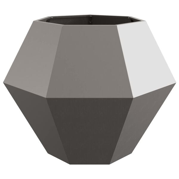 vidaXL Planter 2 pcs Rusty 100 x 100 x 80 cm Weathering Steel