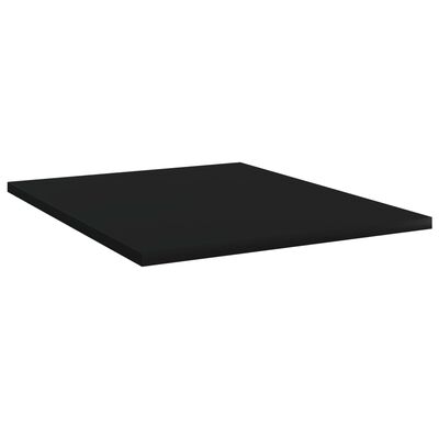 vidaXL Bookshelf Boards 4 pcs Black 40x50x1.5 cm Chipboard