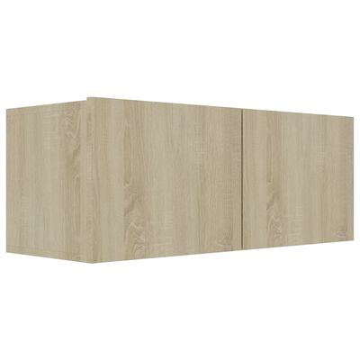 vidaXL TV Cabinets 4 pcs Sonoma Oak 80x30x30 cm Engineered Wood