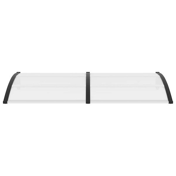 vidaXL Door Canopy Black 200x100 cm PC