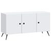 vidaXL TV Cabinet White 99 x 34.5 x 50 cm Engineered Wood