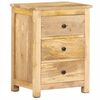 vidaXL Bedside Cabinet 45x35x60 cm Solid Mango Wood