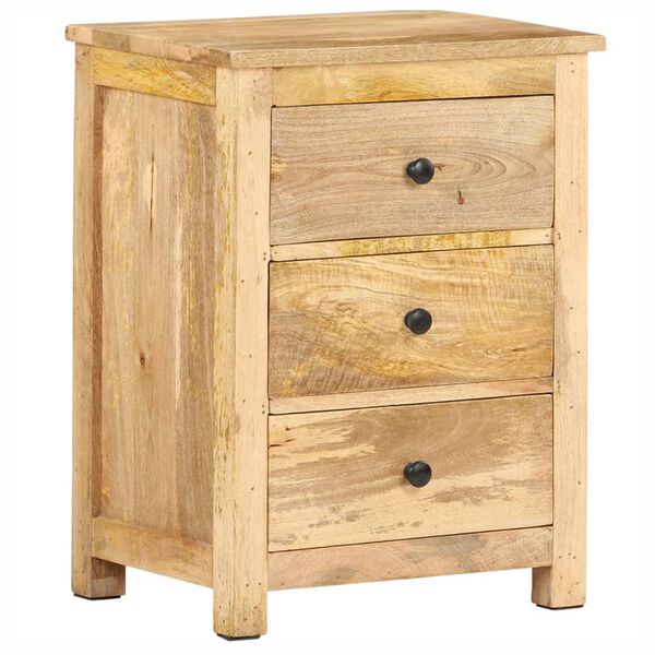 vidaXL Bedside Cabinet 45x35x60 cm Solid Mango Wood