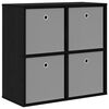 vidaXL Sideboard Black Oak 68.5 x 32 x 67 cm
