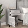 vidaXL Bedside Cabinet Grey Sonoma 40x35x70 cm