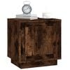 vidaXL Bedside Cabinets 2 pcs Smoked Oak 44x35x45 cm Engineered Wood