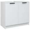 vidaXL Bathroom Cabinet White 64,5x33,5x59 cm Engineered Wood