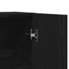 vidaXL Washing Machine Cabinet 2 pcs Black oak 70.5 x 71.5 x 181.5 cm