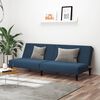 vidaXL 2-Seater Sofa Bed Blue Velvet