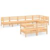vidaXL Garden Lounge Set | Light Brown | Solid pinewood | Large | Modular