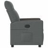 vidaXL Recliner Chair Dark Grey Fabric
