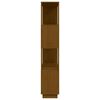 vidaXL Book Cabinet/Room Divider Honey Brown 80x25x132 cm Solid Wood