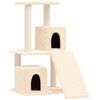 vidaXL Cat Tree with Sisal Scratching Posts Cream 82 cm