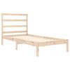 vidaXL Bed Frame without Mattress 90x190 cm Single Solid Wood