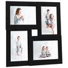vidaXL Photo Frame | Black | MDF, PS (polystyrene) | Small | Wall mounting