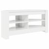 vidaXL Corner TV Cabinet High gloss White 102 x 40.5 x 45 cm