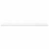 vidaXL Picture Frame Ledge Shelves 2 pcs White 80x9x3 cm MDF