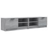 vidaXL 2 Piece TV Cabinet Set Grey Sonoma 80x35x36,5 cm Engineered Wood