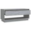 vidaXL TV Cabinet Grey Sonoma 102x41x44 cm Engineered Wood