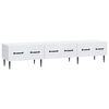 vidaXL TV Cabinet with Drawer White 147 x 34.5 x 30 cm Engineered Wood