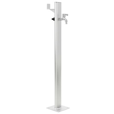vidaXL Garden Water Column Aluminium 95 cm