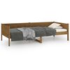vidaXL Day Bed without Mattress Honey Brown Solid Wood Pine 90x190 cm Single