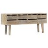 vidaXL Sideboard 140x30x60 cm Solid Mango Wood
